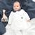 Dors-bien robe col claudine Blanc+Rose 4 - vertbaudet enfant 