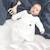 Dors-bien robe col claudine Blanc+Rose 2 - vertbaudet enfant 