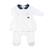 Dors-bien robe col claudine Blanc+Rose 1 - vertbaudet enfant 