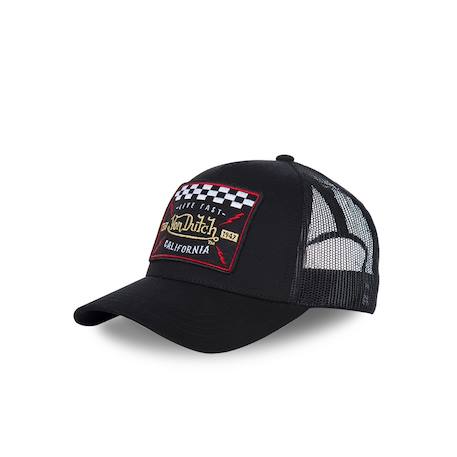 Casquette trucker avec filet  blacky Noir/rouge 1 - vertbaudet enfant 