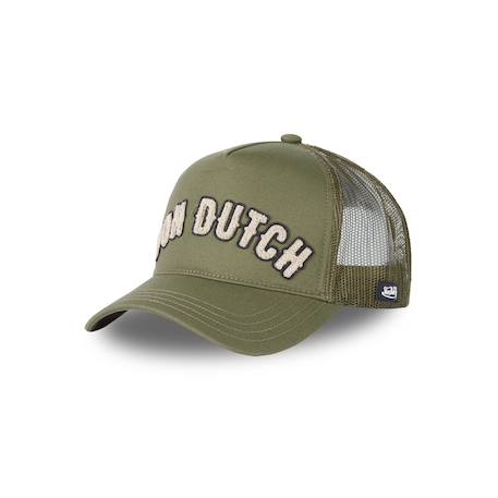 Casquette baseball  avec filet buckl Kaki/beige+Noir/beige 1 - vertbaudet enfant 