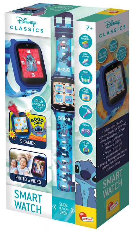 Hi tech montre educative Stitch 5 jeux interactifs MULTICOLORE 2 - vertbaudet enfant 