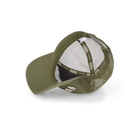 Casquette baseball  avec filet buckl Kaki/beige+Noir/beige 4 - vertbaudet enfant 