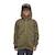 Sweat zippé à col rond et capuche  von dutch slimane Blanc crème/noir+Kaki/noir 4 - vertbaudet enfant 