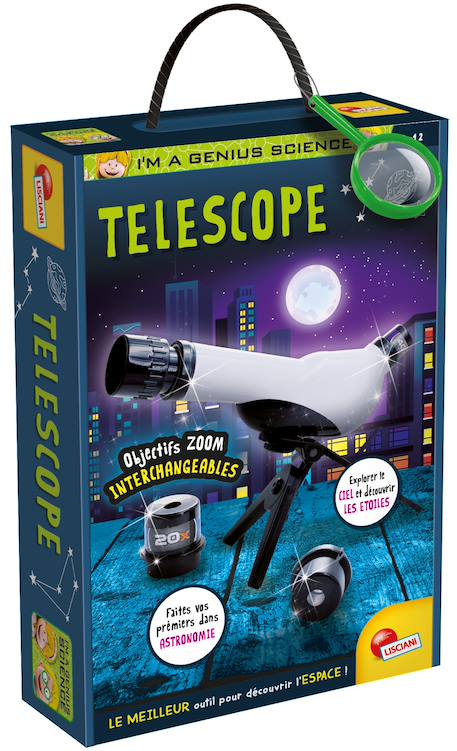 Telescope + trépied dès 7 ans - Jeu éducatif astronomie, observation des etoiles, zoom MULTICOLORE 1 - vertbaudet enfant 