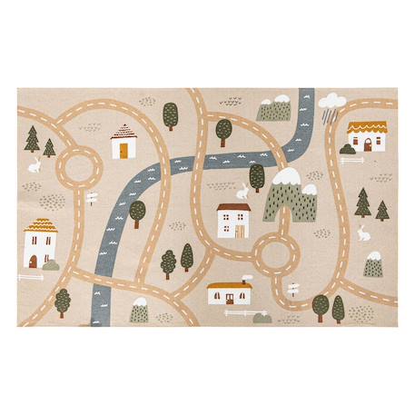 Tapis enfant route - niels Multicolore 2 - vertbaudet enfant 