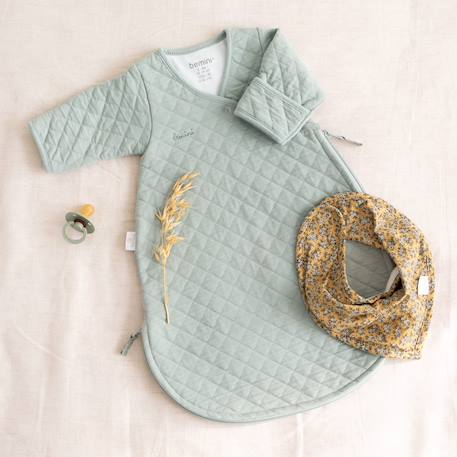 Gigoteuse avec moufles mi-saison - tog 1.5 matelassé confort Beige+Cream+Lunar+Mix grey+Mix tender 16 - vertbaudet enfant 