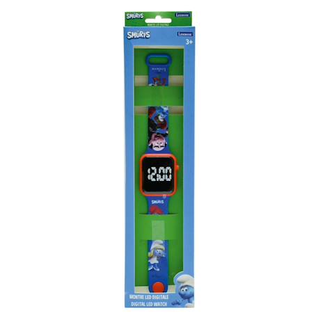 Montre digitale led schtroumpfs Bleu 4 - vertbaudet enfant 