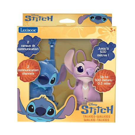 Talkies-walkies Stitch & angel 3d, portée 500m, 2 canaux communication MULTICOLORE 2 - vertbaudet enfant 