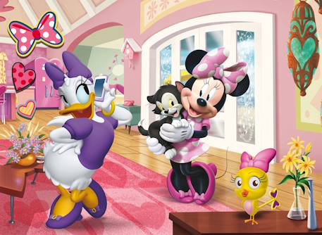 Eco-puzzle 24 pcs double face minnie MULTICOLORE 2 - vertbaudet enfant 