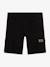 Short cargo Jet black+Noir+Vert profond 1 - vertbaudet enfant 