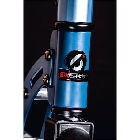 Trottinette aluminium six degrees 205mm Noir et bleu 4 - vertbaudet enfant 