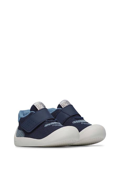 Chaussures premiers pas en similicuir et tissu free vl. Marine 2 - vertbaudet enfant 