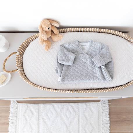 Gigoteuse avec moufles mi-saison - tog 1.5 matelassé confort Beige+Cream+Lunar+Mix grey+Mix tender 24 - vertbaudet enfant 
