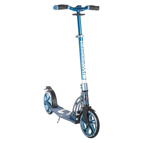 Trottinette aluminium six degrees 205mm Noir et bleu 1 - vertbaudet enfant 