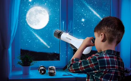 Telescope + trépied dès 7 ans - Jeu éducatif astronomie, observation des etoiles, zoom MULTICOLORE 3 - vertbaudet enfant 