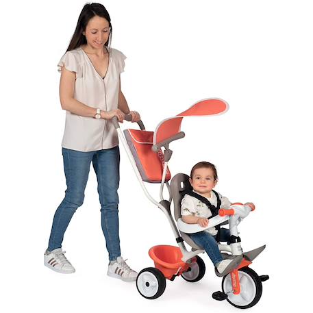 Tricycle baby balade Orange et gris 5 - vertbaudet enfant 
