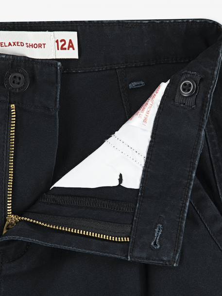 Short cargo Jet black+Noir+Vert profond 4 - vertbaudet enfant 