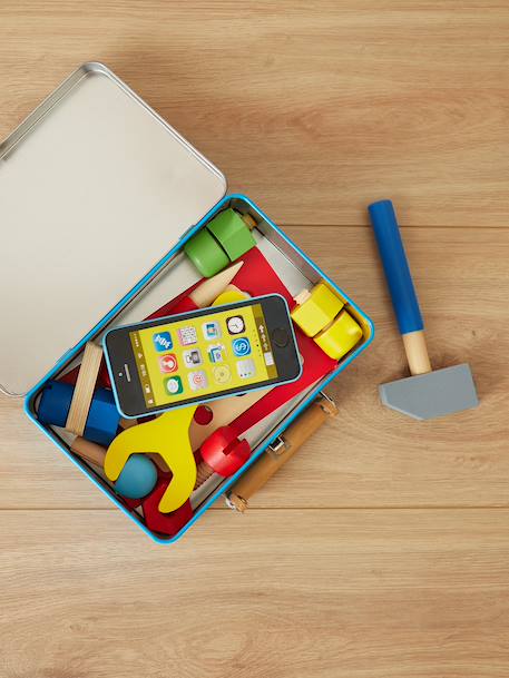 Jouet téléphone enfant bleu jeu éducatif bleu 4 - vertbaudet enfant 