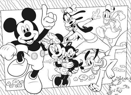 Eco-puzzle 60 pcs double face mickey mouse MULTICOLORE 3 - vertbaudet enfant 