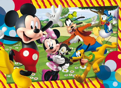 Eco-puzzle 60 pcs double face mickey mouse MULTICOLORE 2 - vertbaudet enfant 
