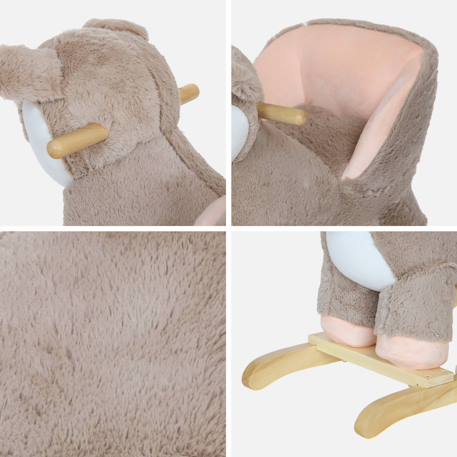Fauteuil faon à bascule pour enfant Taupe 6 - vertbaudet enfant 