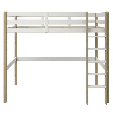 Lit mezzanine pin massif  arthur Blanc+Blanc-bois 12 - vertbaudet enfant 