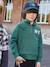 Sweat col camionneur brodé garçon vert 2 - vertbaudet enfant 