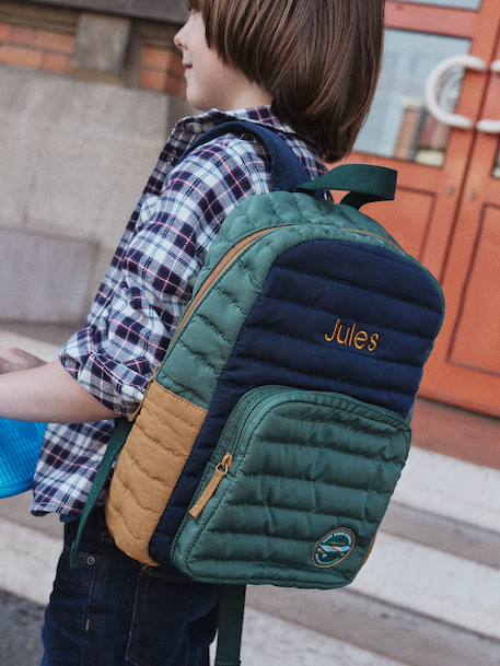 Sac à dos garçon personnalisable 'Skate academy' vert 1 - vertbaudet enfant 