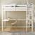 Lit mezzanine pin massif  arthur Blanc+Blanc-bois 5 - vertbaudet enfant 