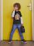 Jean garçon droit large denim brut+stone 7 - vertbaudet enfant 