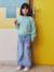 Sweat fille à sequins turquoise 6 - vertbaudet enfant 