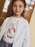 T-shirt animation métallisée fille manches longues anthracite+blanc+vert sapin 4 - vertbaudet enfant 