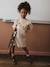 Robe fille gaze de coton imprimée fleurs écru 2 - vertbaudet enfant 
