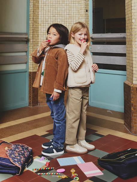 Jean garçon droit morphologique MEDIUM garçon DENIM BRUT+STONE 10 - vertbaudet enfant 