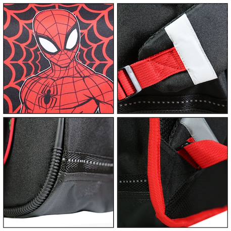 Cartable scolaire primaire spiderman Noir 6 - vertbaudet enfant 
