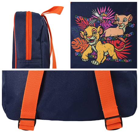Sac à dos goûter maternelle le roi lion Bleu 5 - vertbaudet enfant 