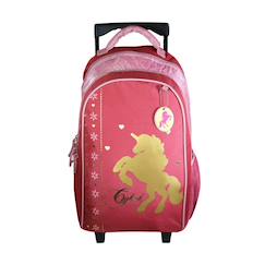 Sac à dos à roulettes primaire cybel  - vertbaudet enfant
