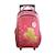 Sac à dos à roulettes primaire cybel Rose 1 - vertbaudet enfant 