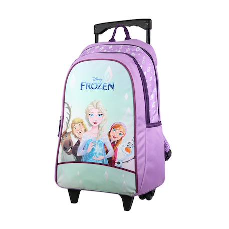 Sac à dos à roulettes scolaire la reine des neiges / frozen Violet 2 - vertbaudet enfant 