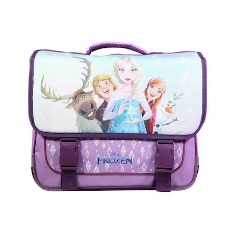 Cartable scolaire primaire la reine des neiges / frozen Violet 1 - vertbaudet enfant 