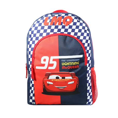 Sac à dos scolaire avec poche disney cars Rouge 1 - vertbaudet enfant 