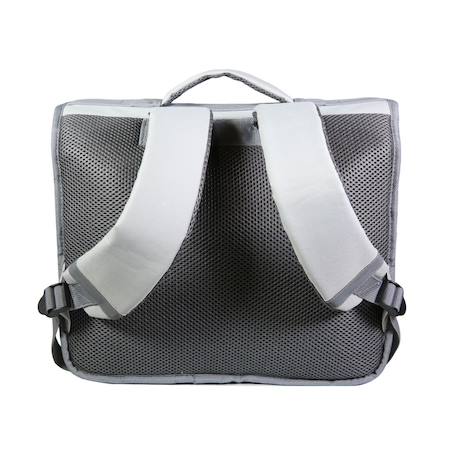Cartable scolaire offshore fleurs Gris 4 - vertbaudet enfant 