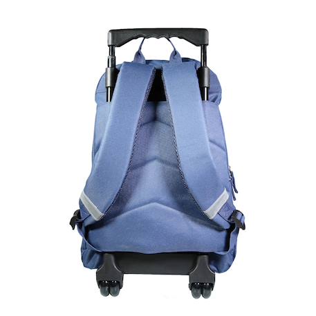 Sac à dos scolaire à roulettes lili lou 3 chats Bleu 4 - vertbaudet enfant 