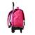 Cartable scolaire à roulettes phileas zèbre Rose 3 - vertbaudet enfant 