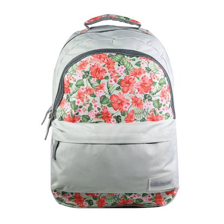 Sac à dos scolaire offshore  fleurs Bleu 1 - vertbaudet enfant 