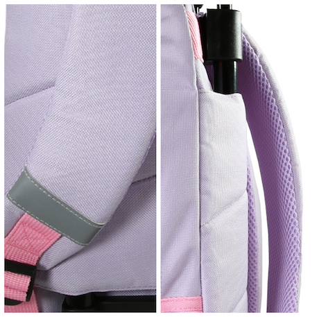 Sac à dos scolaire primaire à roulettes cybel Violet 6 - vertbaudet enfant 