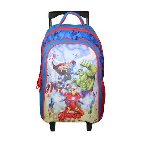 Sac à dos scolaire à roulettes avengers Multicolore 1 - vertbaudet enfant 