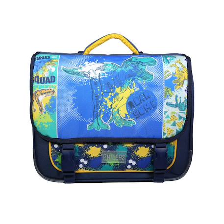 Cartable scolaire primaire phileas  dinosaure Bleu 1 - vertbaudet enfant 