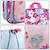Sac à dos avec poche maternelle  lili lou Rose 6 - vertbaudet enfant 